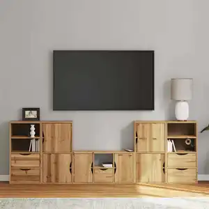 vidaXL Meubles TV 5 pcs avec rangement ODDA bois de pin massif