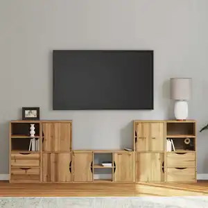 vidaXL Meubles TV 5 pcs avec rangement ODDA bois de pin massif