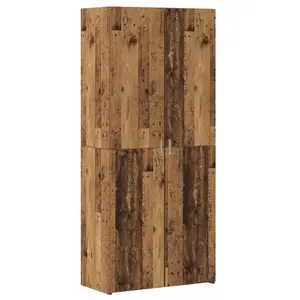 vidaXL Buffet en Bois Ancien  40x42,5x185 cm Bois reconstitué pas cher