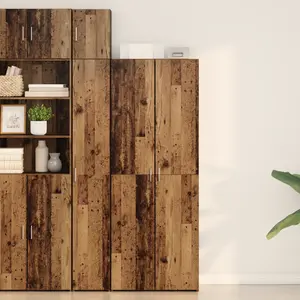 vidaXL Buffet Bois Ancien 70x42.5x185 cm Bois d'ingénierie pas cher