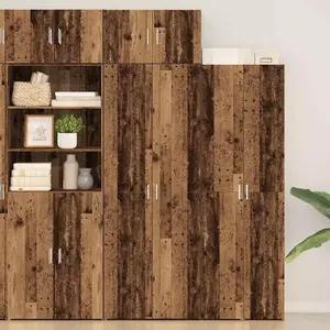 Armoire De Rangement Bois Ancien 70 X 42,5 X 225 Cm Vidaxl pas cher