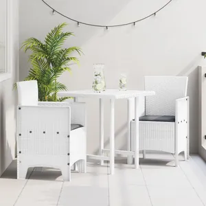Comparateur de prix : vidaXL Chaise de jardin Set de 2 Blanc, Anthracite