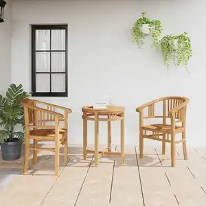 Comparateur de prix : vidaXL Chaises de jardin 2 pcs Marron 63 x 58 x 89 cm