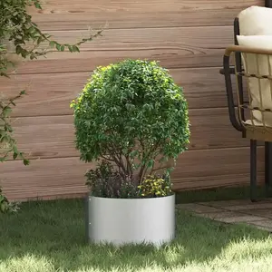 Vidaxl - Pots De Jardin 5 Pcs Argent 30 X 30 X 20 Cm Acier Galvanisé pas cher