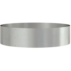 vidaXL Pot en inox Inox Grand Pot métallique Rond Moderne Grand pot pas cher