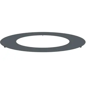 vidaXL Pot anthracite Anthracite Plastique Grand Grand pot Rond pas cher