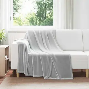 Comparateur de prix : vidaXL Jeté Gris 150 x 200 cm Toison