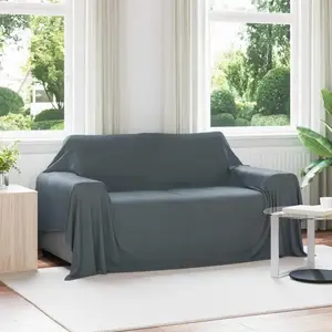 Comparateur de prix : vidaXL Couvertures à jeter 6 pcs Gris foncé 280 x 210 cm Toison