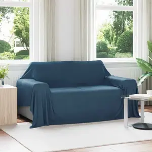 Comparateur de prix : vidaXL Couvertures à jeter 6 pcs Bleu marine 280 x 210 cm Toison