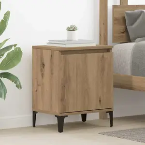 vidaXL Table de chevet en chêne d'artisan  Chêne d'artisan pas cher