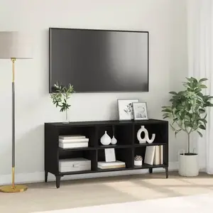 vidaXL Ensemble meuble TV Noir 103,5 x 30 x 50 cm Bois d'ingénierie pas cher