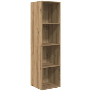 vidaXL Meuble TV chêne artisanal 37 x 37 x 142.5 cm Bois d'ingénierie pas cher