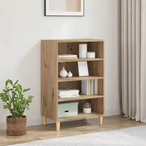 vidaXL Buffet chêne artisanal 57 x 35 x 90 cm Bois d'ingénierie pas cher