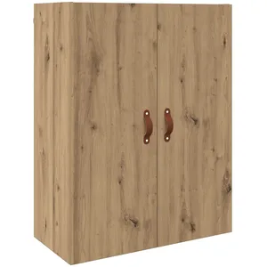 vidaXL Meuble mural Marron 69,5 x 34 x 90 cm Bois d'ingénierie pas cher