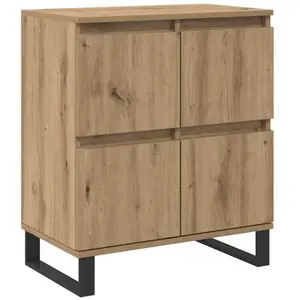 Buffet Marron 60 X 35 X 70 Cm Bois D'Ingénierie Vidaxl pas cher