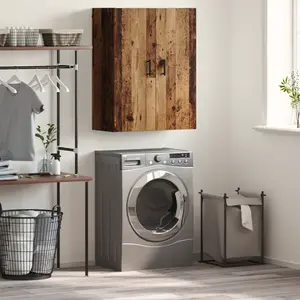 vidaXL Meuble mural Bois ancien 69,5 x 34 x 90 cm Bois d'ingénierie pas cher