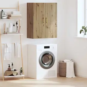 vidaXL Meuble mural Marron 69,5 x 34 x 90 cm Bois d'ingénierie pas cher