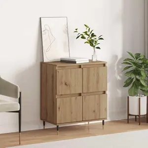 Buffet Marron 60 X 35 X 70 Cm Bois D'Ingénierie Vidaxl pas cher