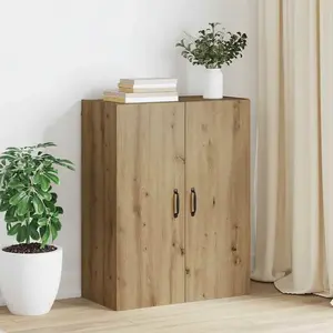 vidaXL Armoire suspendue chêne artisanal 69,5 x 34 x 90 cm pas cher