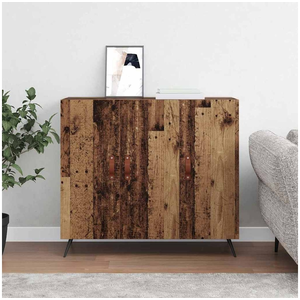 vidaXL Buffet Marron 90 x 34 x 80 cm Bois d'ingénierie pas cher