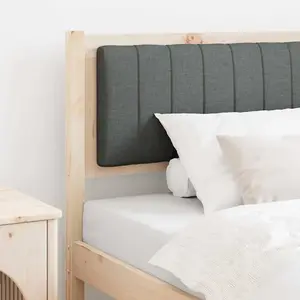 vidaXL Tête de lit capitonnée avec tête de lit Marron 100 cm pas cher