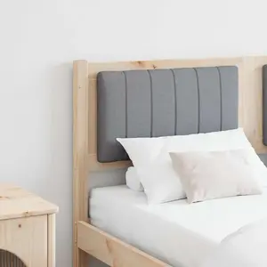 vidaXL Tête de lit capitonnée avec tête de lit Marron 140 cm pas cher