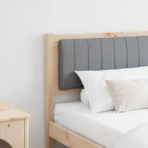 vidaXL Tête de lit capitonnée avec tête de lit Marron 180 cm pas cher