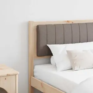 vidaXL Tête de lit capitonnée avec tête de lit Marron 180 cm pas cher
