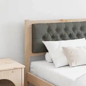 vidaXL Tête de lit marron et gris foncé 160 cm Bois massif en pin pas cher