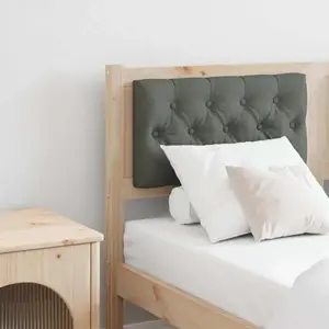 vidaXL Tête de lit marron et gris foncé 150 cm Bois massif en pin pas cher