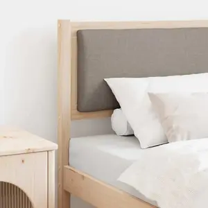 vidaXL Tête de lit Autre Marron 80 cm Bois massif en pin pas cher