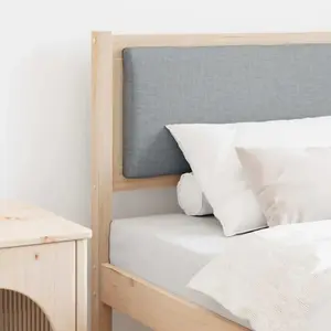 vidaXL Tête de lit Autre Marron 75 cm Bois massif en pin pas cher