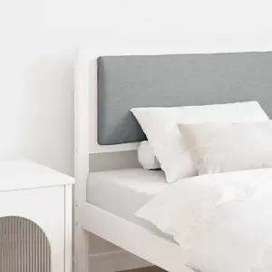 vidaXL Tête de lit Autre Blanc 100 cm Bois massif en pin pas cher