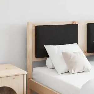 vidaXL Tête de lit Autre Marron 120 cm Bois massif en pin pas cher