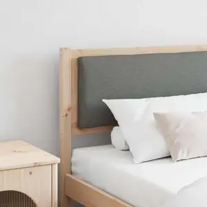vidaXL Tête de lit Autre Marron 180 cm Bois massif en pin pas cher