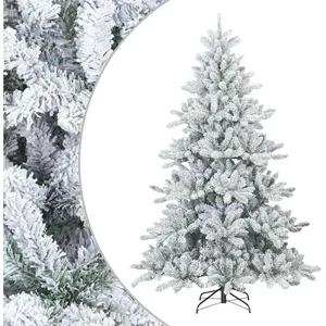 vidaXL vidaXL Arbre de Noël Artificiel Moderne à Charnières Flocké ave... pas cher