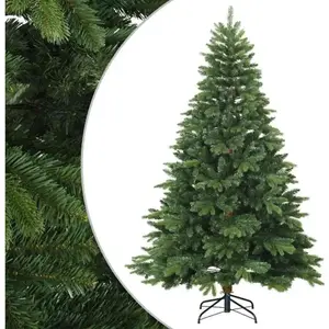 Sapin de Noël Artificiel à Branches Articulées Vert 180 cm vidaXL pas cher