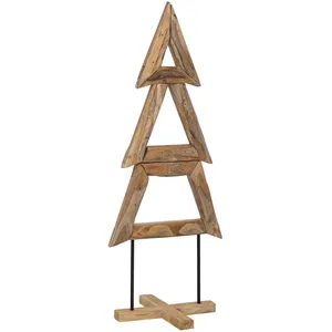 Comparateur de prix : vidaXL Vidaxl Sapin De Noël Avec Support Marron 150 Cm Bois De Teck So...