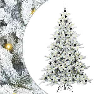 vidaXL Vidaxl Sapin De Noël Artificiel À Branches Articulées Blanc 210...