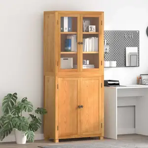 Comparateur de prix : vidaXL Ensemble de meubles de rangement avec étagère 2 pcs Naturel