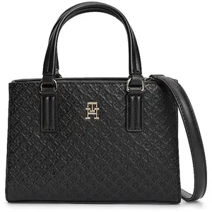 Tommy Hilfiger TH Daily - Sac cabas monogramme Noir AW0AW18416-BDS pas cher