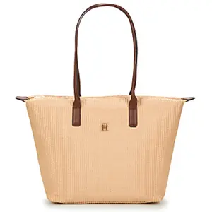 Tommy Hilfiger pour femme. AW0AW18528 Sac fourre-tout Popette beige (OSFA), Casuel, Polister recyclé, Durable pas cher
