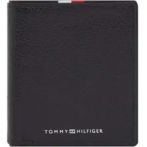 Portefeuille Corp Trifold en cuir signature Tommy Hilfiger pas cher