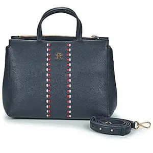 TH TIMELESS SATCHEL NEW par Tommy Hilfiger Bleu T.U Sacs