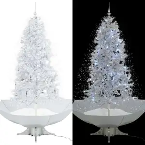Prolenta Maison Exclusive - Sapin de Noël enneigé avec socle parapluie... pas cher