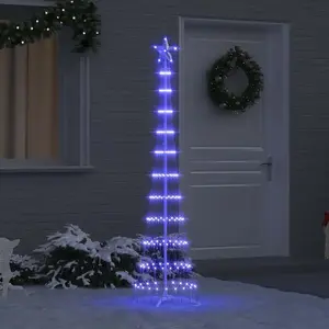 Prolenta Maison Exclusive - Sapin de Noël LED avec 230 LED bleues 51 x... pas cher