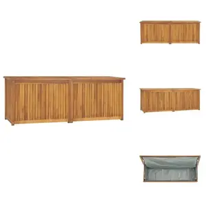 vidaXL Boîte de jardin 150x50x55 cm Bois massif de teck - Boîte De Jar...Vendu parkaufland