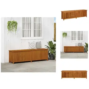 Vidaxl - Boîte de rangement de jardin 200x50x58 cm Bois d'acacia solid...Vendu parkaufland