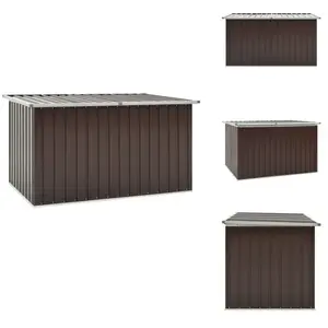 Vidaxl - Boîte de rangement de jardin Marron 171x99x93 cm - Boîte De Rangement Jardin - Coffre De Jardin - Rangement Exterieur - Meuble De Jardin pas cher