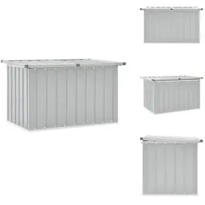 Vidaxl - Boîte de rangement de jardin Gris 109x67x65 cm - Boîte De Rangement Jardin - Coffre De Jardin - Rangement Exterieur - Meuble De JardinVendu parkaufland